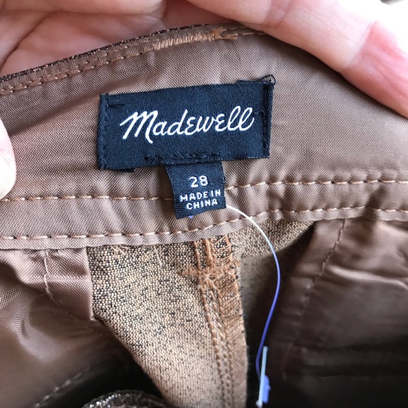 NWT Madewell High Rise Emmett Wide Leg Crop Pants - Picture 7 of 8